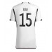 Tyskland Niklas Sule #15 Replika Hemma matchkläder VM 2022 Korta ärmar